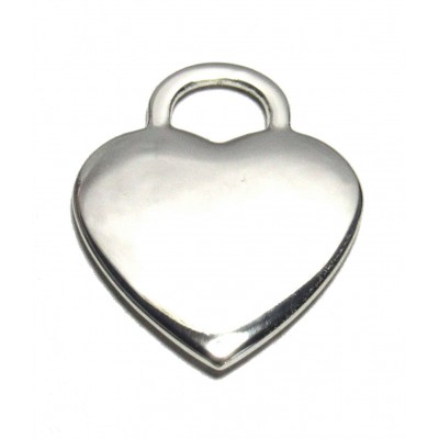Heart, 21x21mm, nickel-plated Heart, 21x21mm, nickel-plated