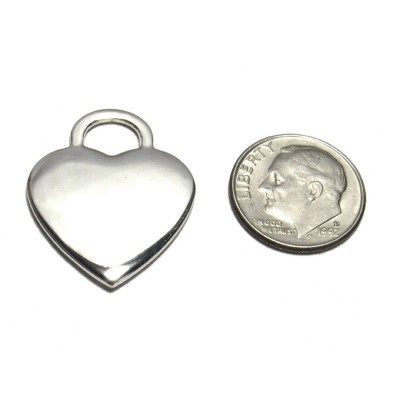 Heart, 21x21mm, nickel-plated Heart, 21x21mm, nickel-plated