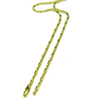 Dainty sausage-chain, 22", 1.5mm, gold-plated Dainty sausage-chain, 22", 1.5mm, gold-plated