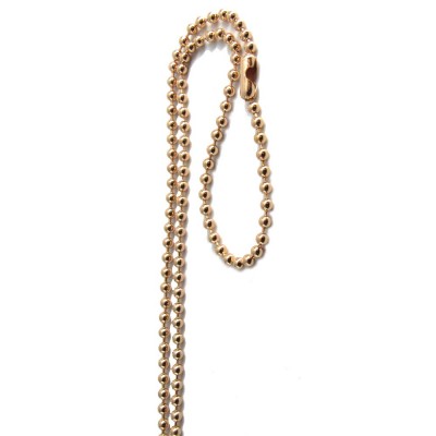 Ball-chain, 30", 2.3mm, ROSE gold-plated Ball-chain, 30", 2.3mm, ROSE gold-plated