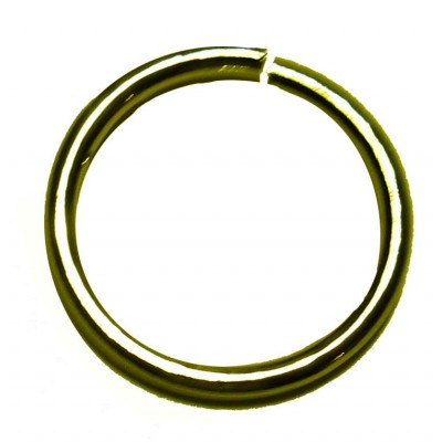 (25-PC pack) Hoop, 15.2 mm x 1.4 mm wire diam., gold-plated (XL)