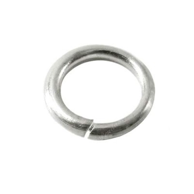 (25-PC pack) Hoop, 4 mm inside diam., nickel-plated (S)