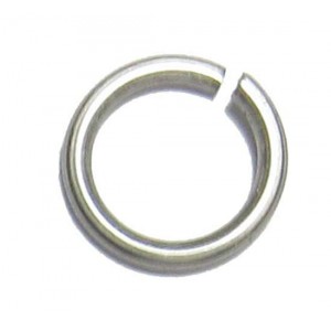 Hoop, 9 mm x 1.3 mm wire diam., stainless-steel (M)