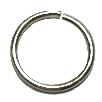 (25-PC pack) Hoop, 13.2 mm x 1.4 mm wire diam., nickel-plated (L)