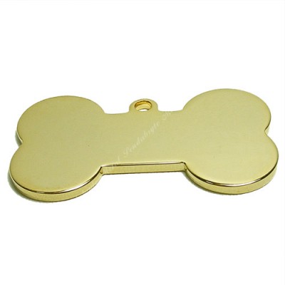 Bone, 37x21mm, gold-plated Bone, 37x21mm, gold-plated