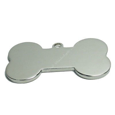 Color bone, 37x22mm, nickel-plated Color bone, 37x22mm, nickel-plated