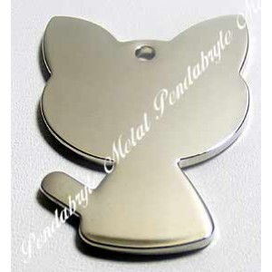 Kitty-Cat, 22x30mm, nickel-plated Kitty-Cat, 22x30mm, nickel-plated