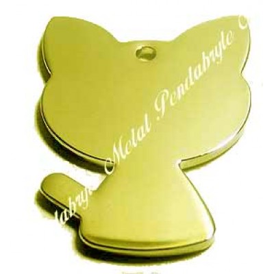 Kitty-Cat, 22x30mm, gold-plated Kitty-Cat, 22x30mm, gold-plated