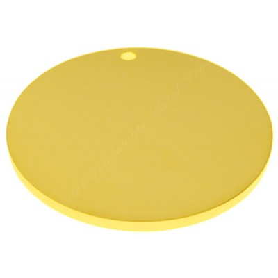 Circle, 50x50mm, gold-plated