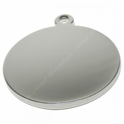 Circle, 27x27mm, nickel-plated (SPECIAL ORDER)