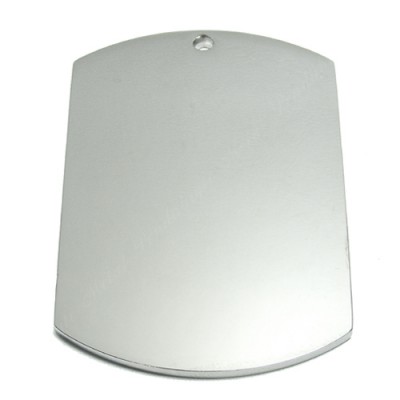 Dog Tag, 45x70mm, nickel-plated, L Dog Tag, 45x70mm, nickel-plated, L
