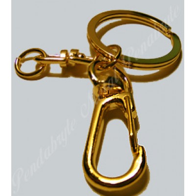 Hook key-holder, 27x65, Gold plated Hook key-holder, 27x65, Gold plated