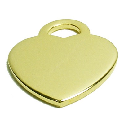 Heart, Arch-Style, 21x22mm, gold-plated