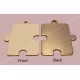 Color puzzle-piece 30x38mm, white-front, stainless-steel back Color puzzle-piece 30x38mm, white-front, stainless-steel back