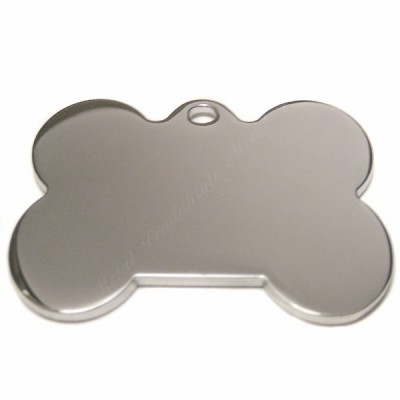 Bone, 35x30mm, polished stainless-steel Bone, 35x30mm, polished stainless-steel