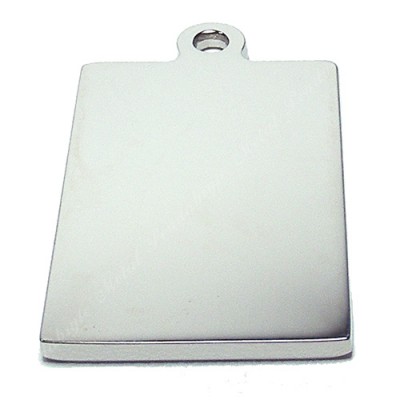 Rectangle, 20x30mm, nickel-plated
