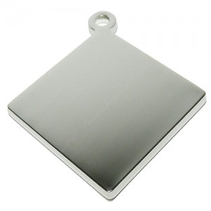 Diamond, 33x33mm, nickel-plated Diamond, 33x33mm, nickel-plated