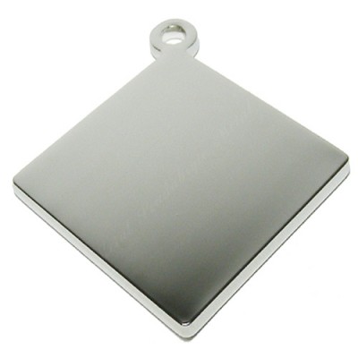 Diamond, 33x33mm, nickel-plated Diamond, 33x33mm, nickel-plated