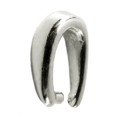 (25-PC pack) Luxury-Hook,  7 x 12mm, nickel-plated (M)