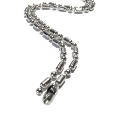Sausage-chain, 38", 4.5mm, nickel-plated (XL)