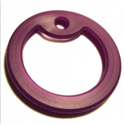 (25-PC pack) Silicone dog tag guard for 29x50 dog tag, Black