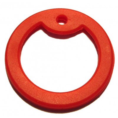 (25-PC pack) Silicone dog tag guard for 29x50 dog tag, Red (25-PC pack) Silicone dog tag guard for 29x50 dog tag, Red